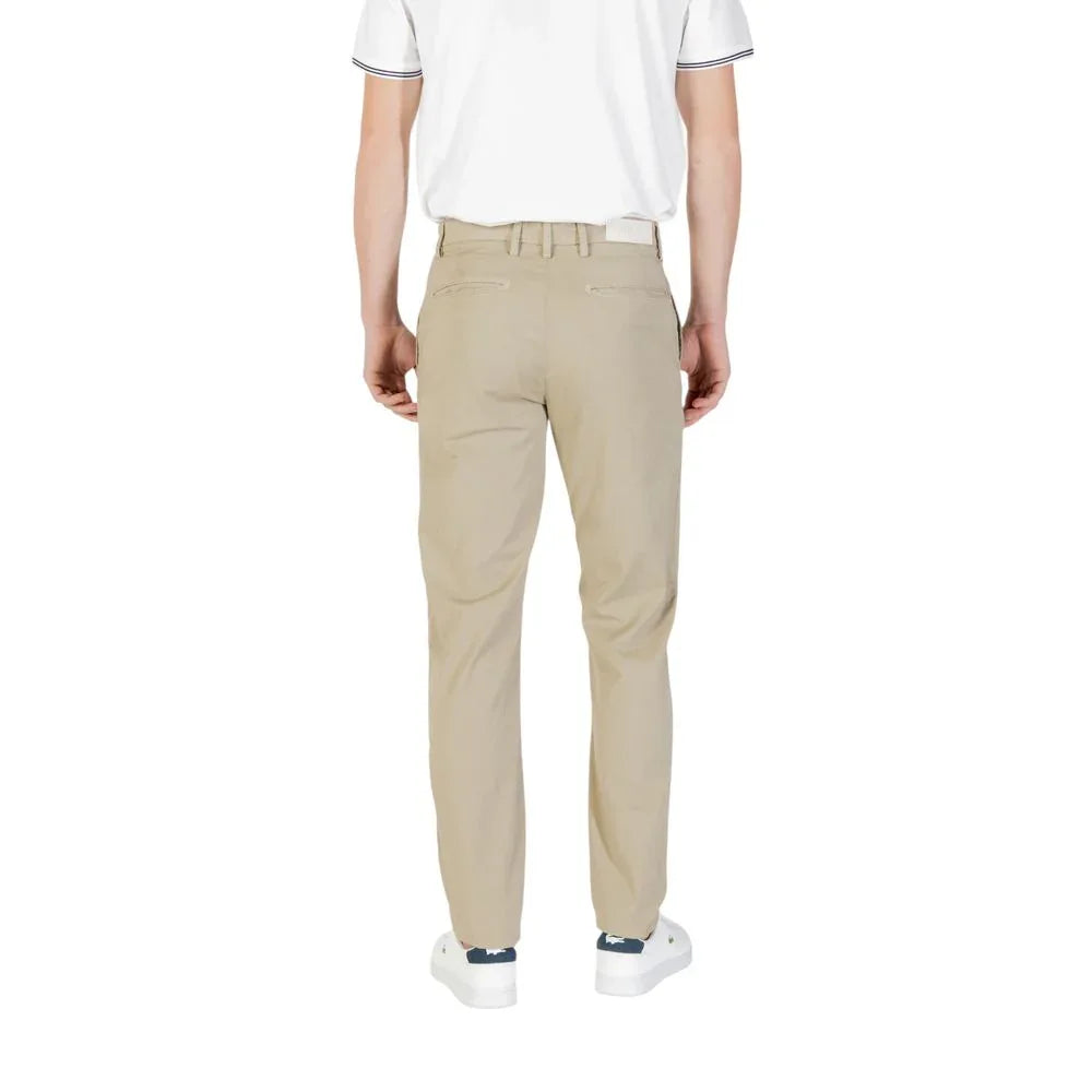 Replay Bicolor Cotton Casual Pants - Zeiniez