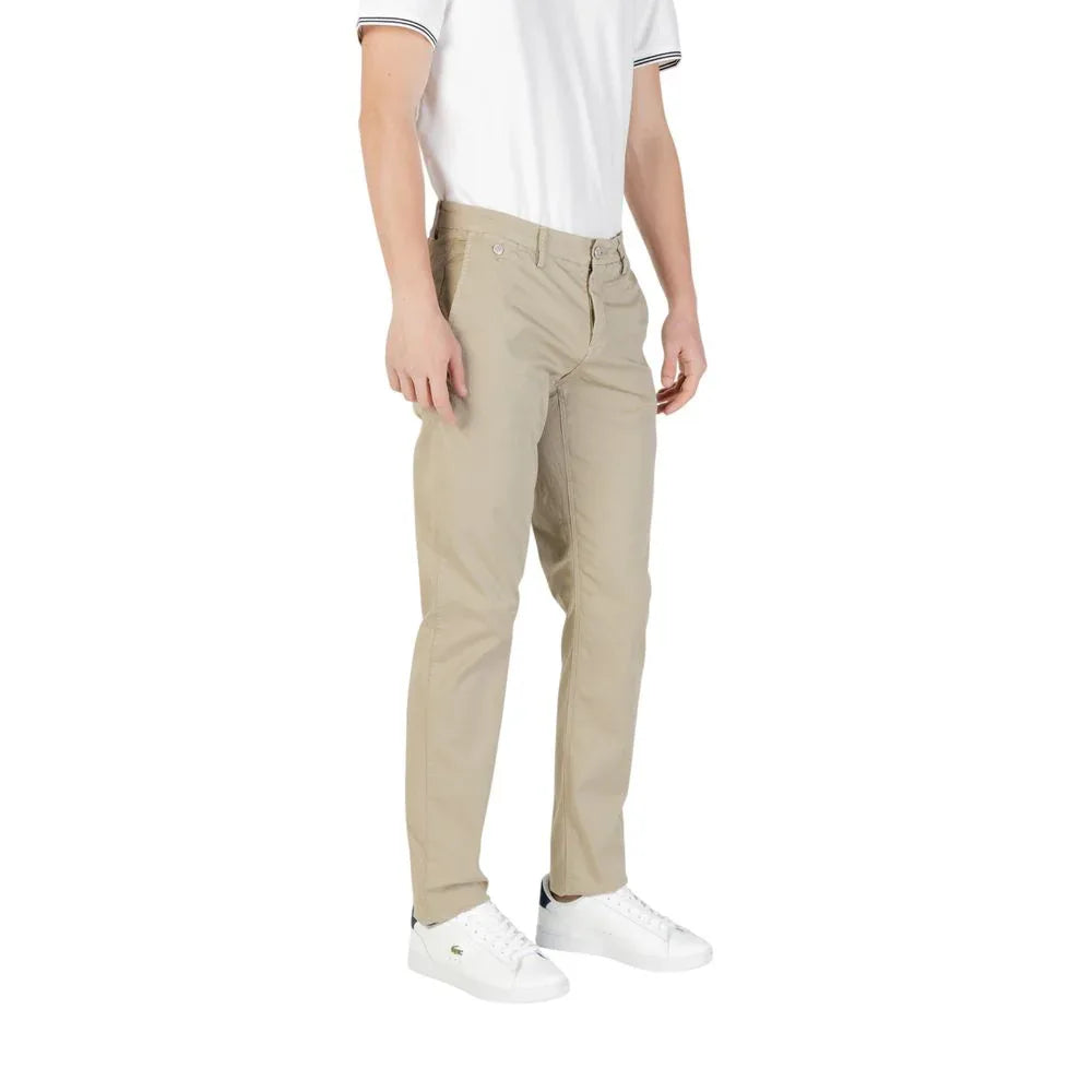 Replay Bicolor Cotton Casual Pants - Zeiniez