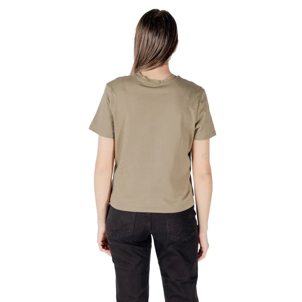 Jacqueline De Yong Bicolor Cotton T-Shirt - Zeiniez