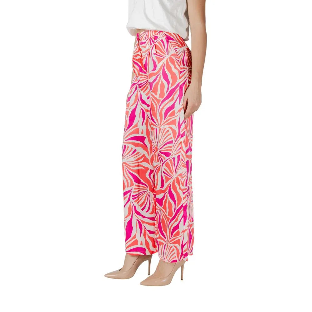Only Multicolor Recycled Polyester Casual Pants - Zeiniez