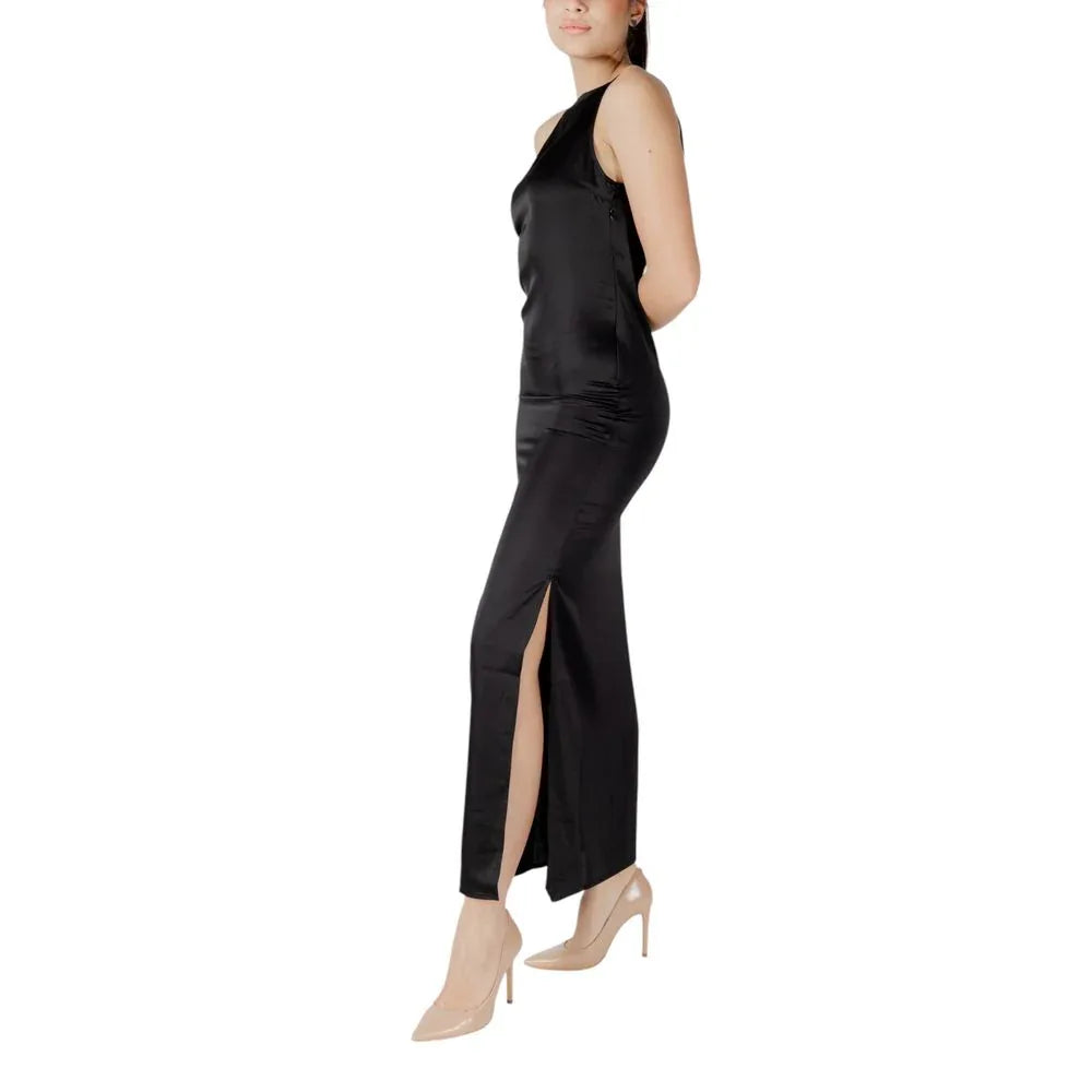 Only Black Recycled Polyester Long Dress - Zeiniez