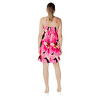 Only Pink Viscose Short Dress