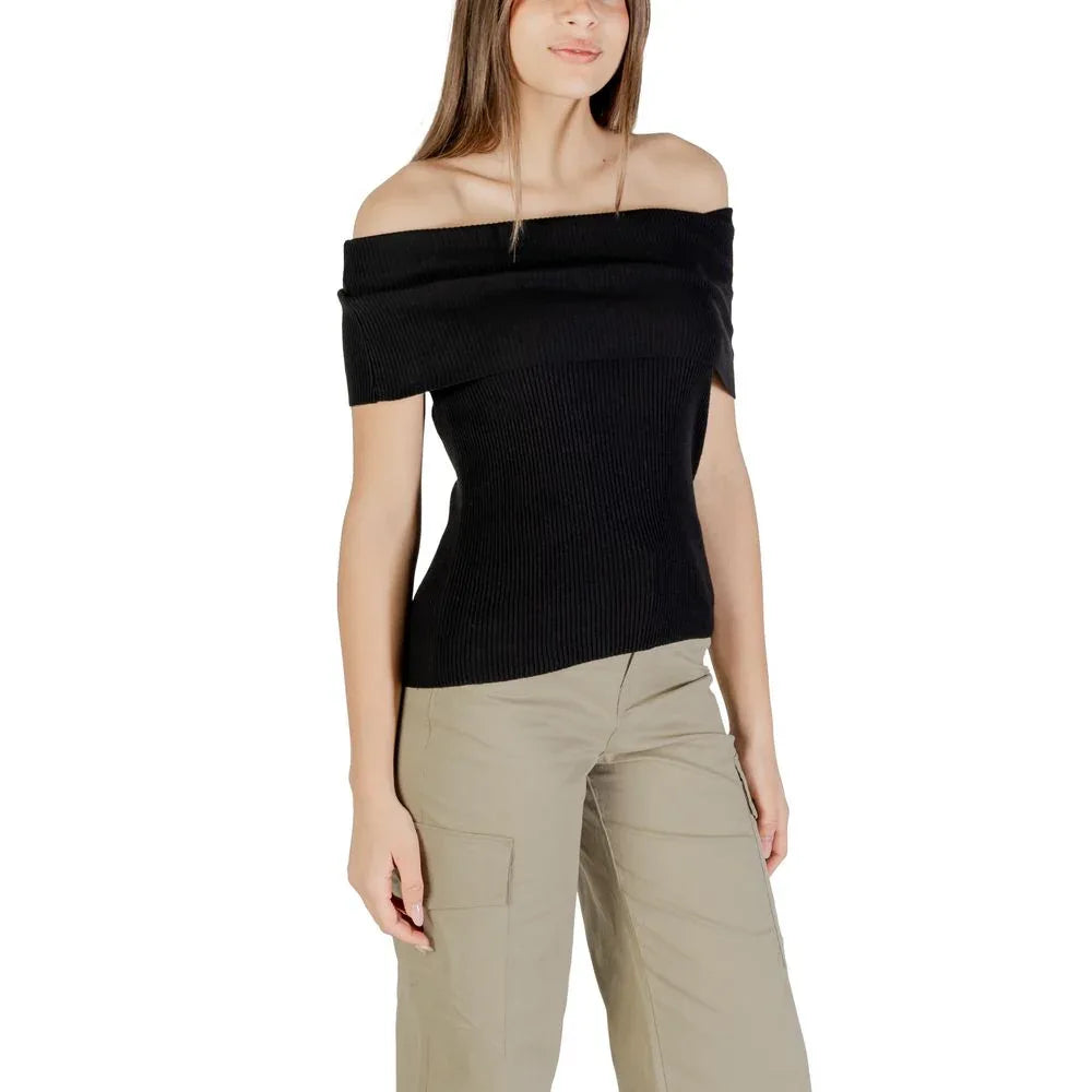 Only Black Polyester Bodysuit - Zeiniez