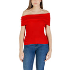 Only Red Polyester T-Shirt - Zeiniez