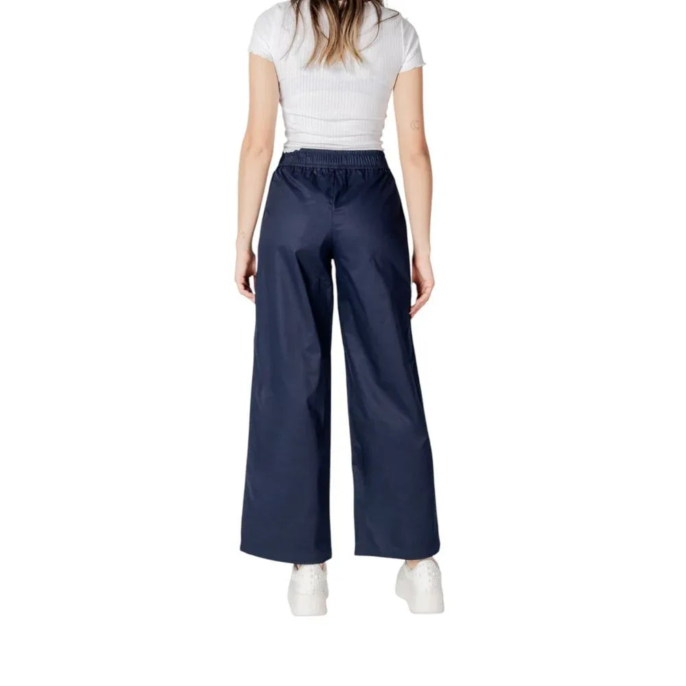 Only Blue Cotton Casual Pants - Zeiniez
