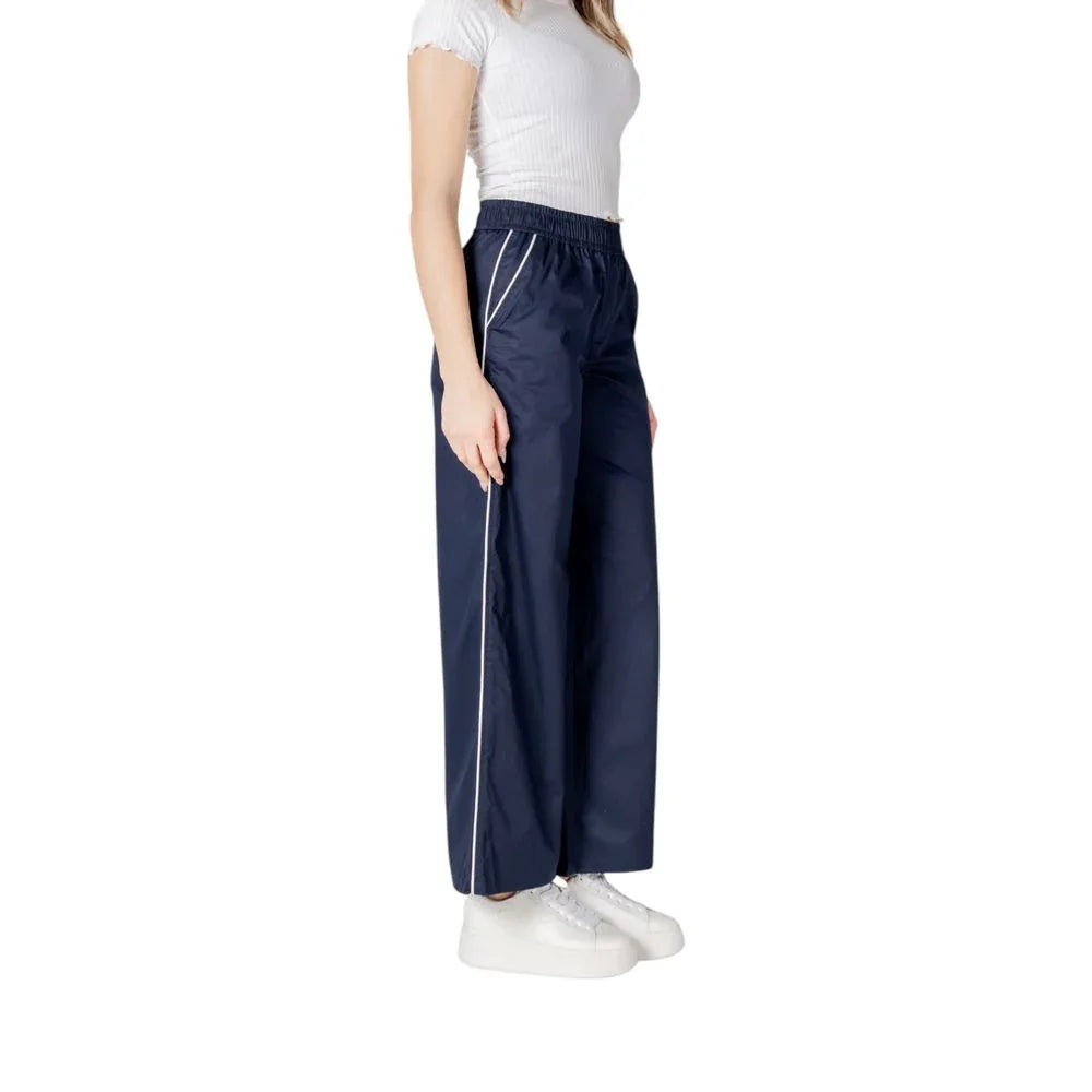 Only Blue Cotton Casual Pants - Zeiniez
