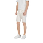 Jeckerson White Cotton Bermuda Shorts - Zeiniez