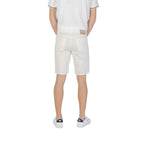 Jeckerson White Cotton Bermuda Shorts - Zeiniez