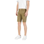 Jeckerson Green Cotton Bermuda Shorts - Zeiniez