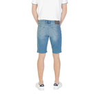 Jeckerson Light Blue Cotton Bermuda Shorts - Zeiniez