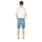Jeckerson Light Blue Cotton Bermuda Shorts - Zeiniez
