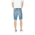 Jeckerson Light Blue Cotton Bermuda Shorts - Zeiniez