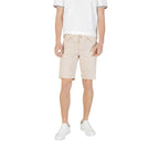 Jeckerson Beige Cotton Bermuda Shorts - Zeiniez
