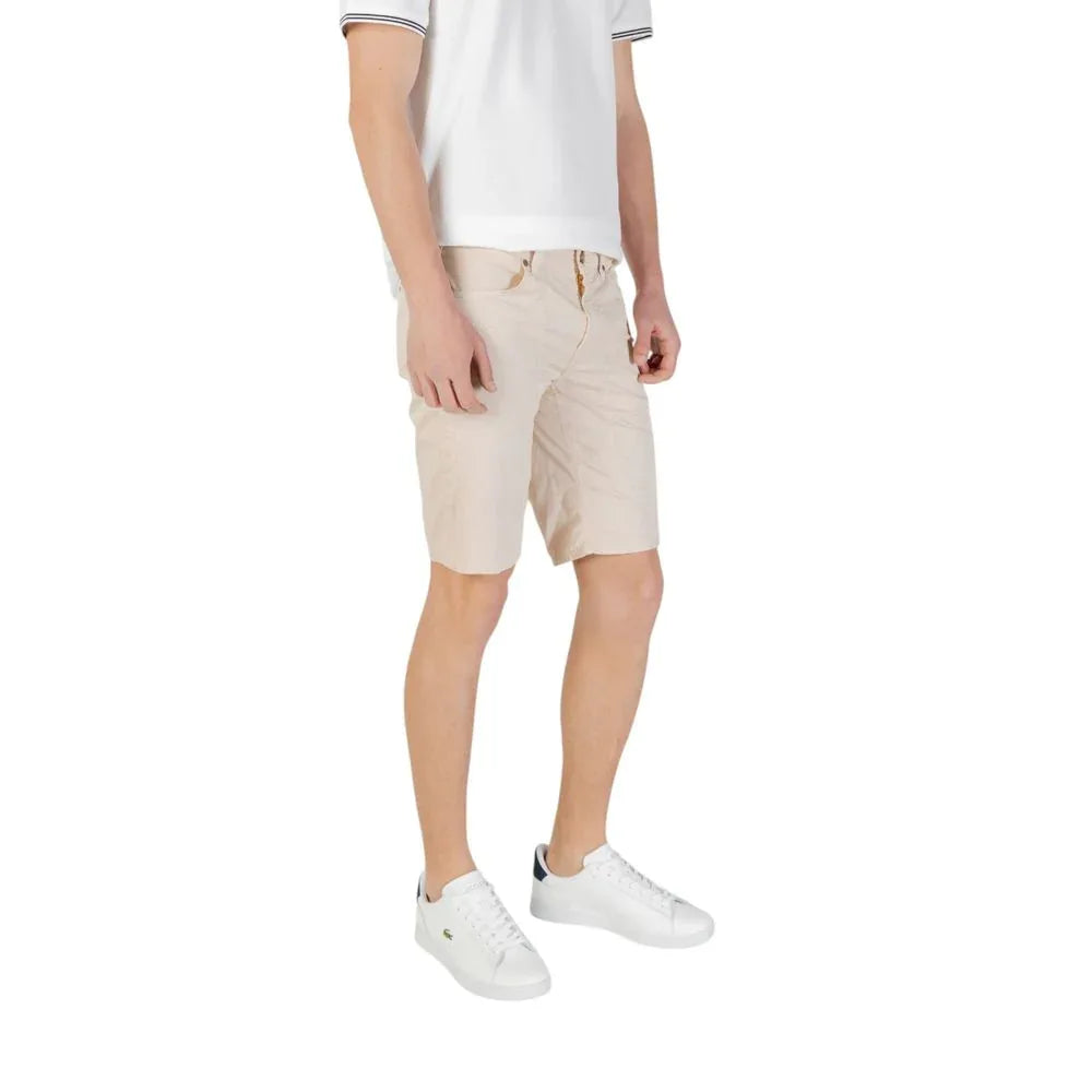 Jeckerson Beige Cotton Bermuda Shorts - Zeiniez