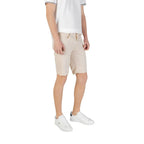 Jeckerson Beige Cotton Bermuda Shorts - Zeiniez