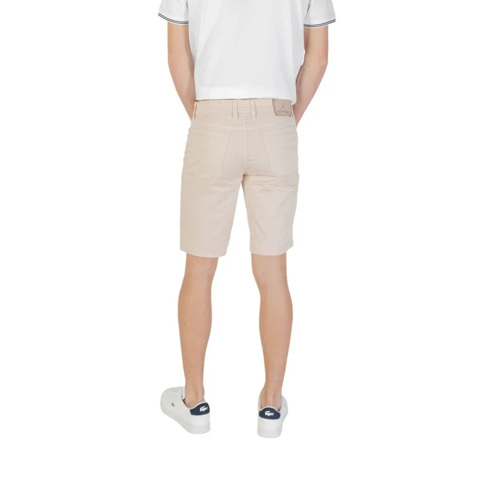 Jeckerson Beige Cotton Bermuda Shorts - Zeiniez