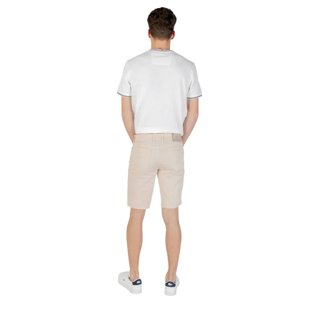Jeckerson Beige Cotton Bermuda Shorts - Zeiniez