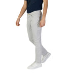Jeckerson Gray Cotton Skinny Pants - Zeiniez