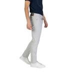 Jeckerson Gray Cotton Skinny Pants - Zeiniez