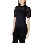Morgan De Toi Black Cotton T-Shirt - Zeiniez