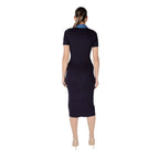 Morgan De Toi Blue Viscose Long Dress - Zeiniez