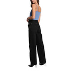 Morgan De Toi Blue Cotton Tank Tops - Zeiniez