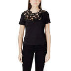 Morgan De Toi Black Cotton T-Shirt - Zeiniez