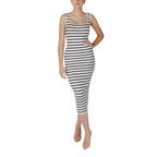 Morgan De Toi Beige Viscose Long Dress - Zeiniez