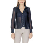 Morgan De Toi Blue Polyester Blouse - Zeiniez