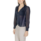 Morgan De Toi Blue Polyester Blouse - Zeiniez