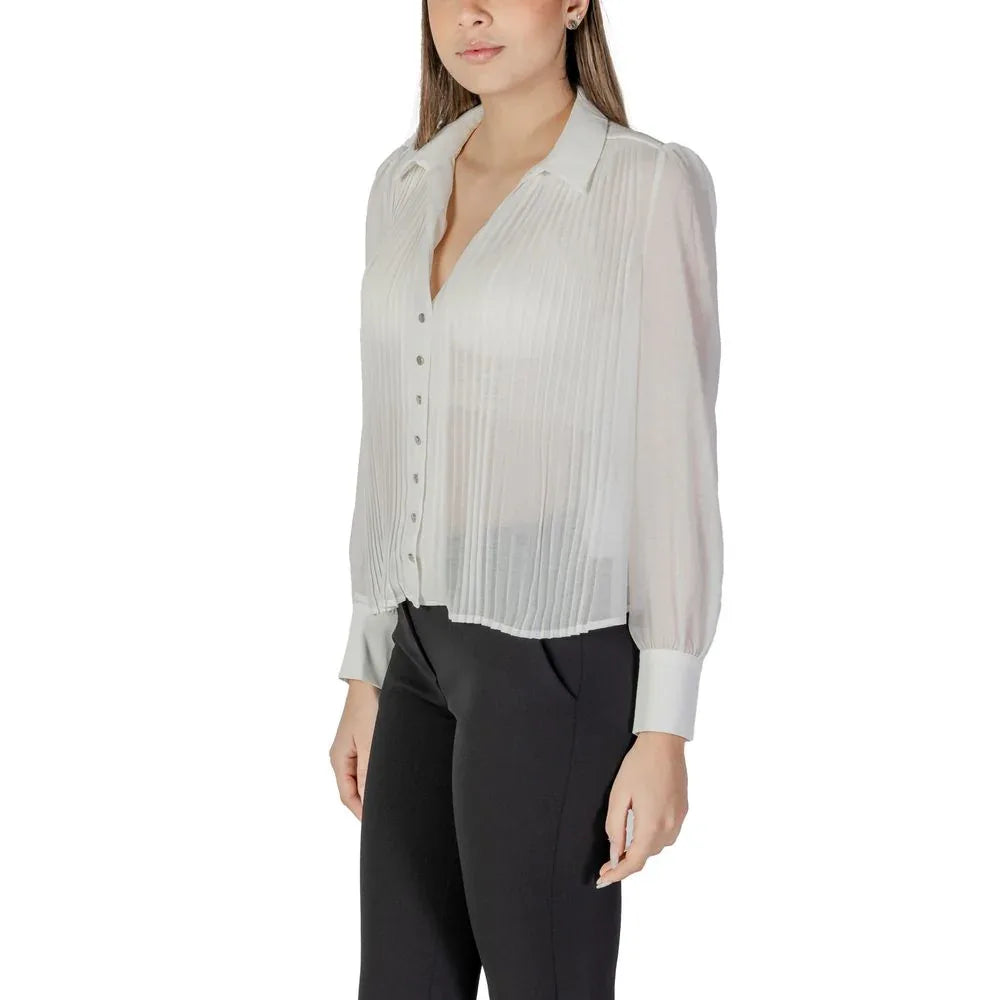 Morgan De Toi White Polyester Blouse - Zeiniez