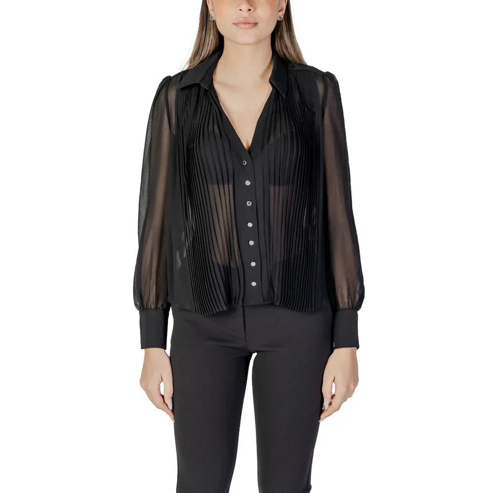Morgan De Toi Black Polyester Blouse - Zeiniez