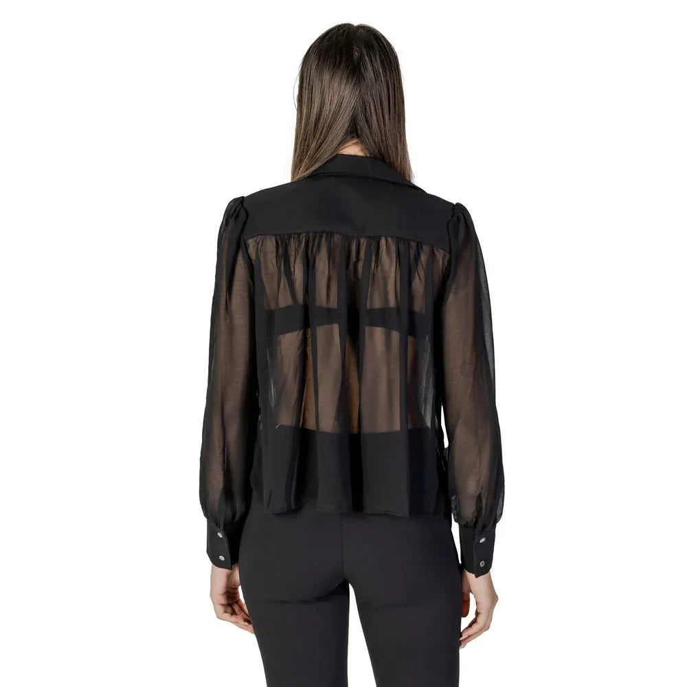 Morgan De Toi Black Polyester Blouse - Zeiniez