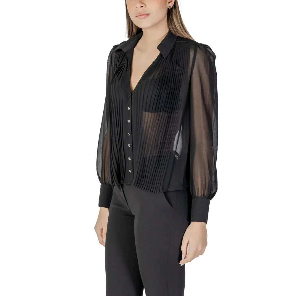 Morgan De Toi Black Polyester Blouse - Zeiniez
