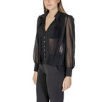 Morgan De Toi Black Polyester Blouse - Zeiniez