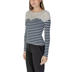 Morgan De Toi White Recycled Polyester Long Sleeve T-Shirt - Zeiniez