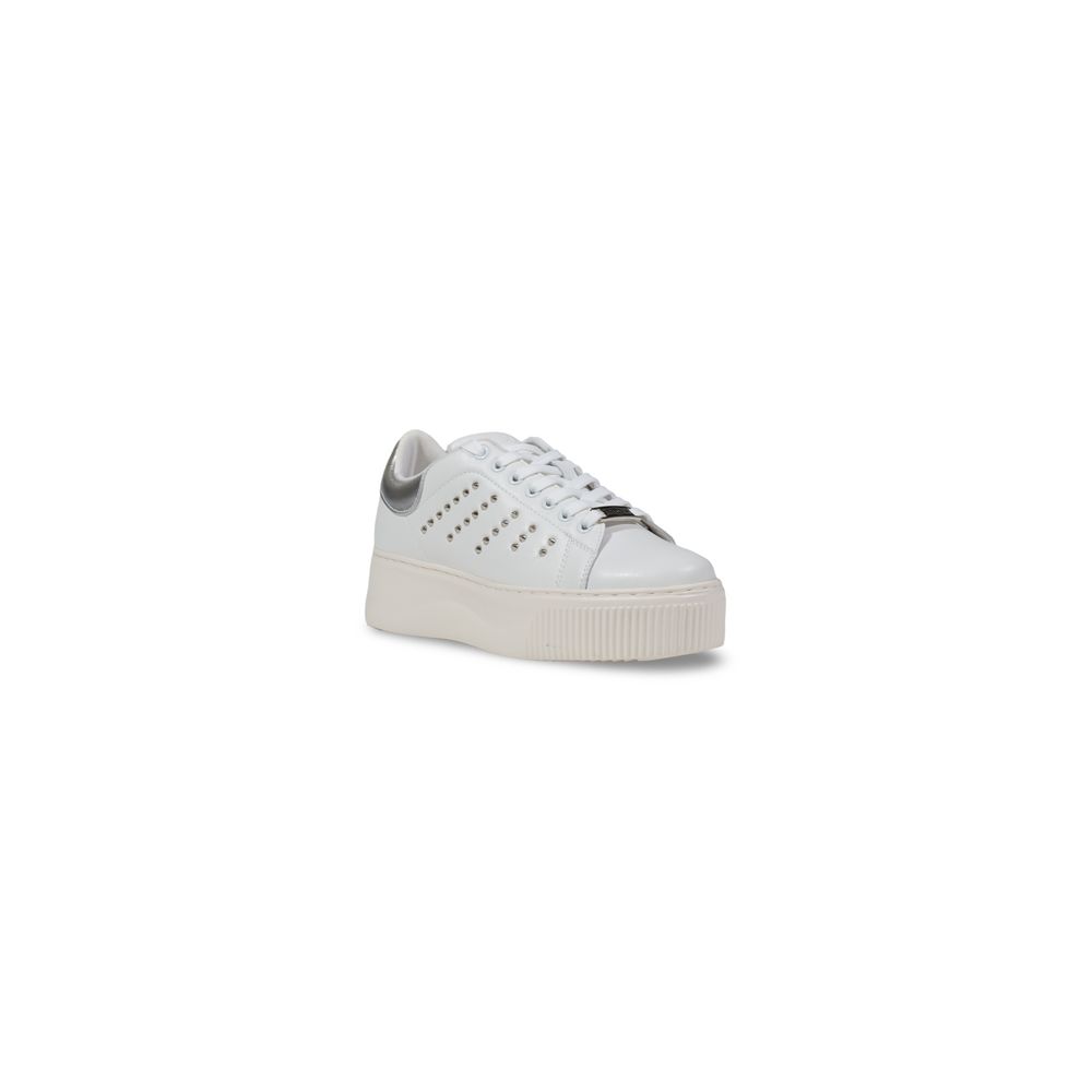 Cult White Leather Low Top Sneakers - Zeiniez