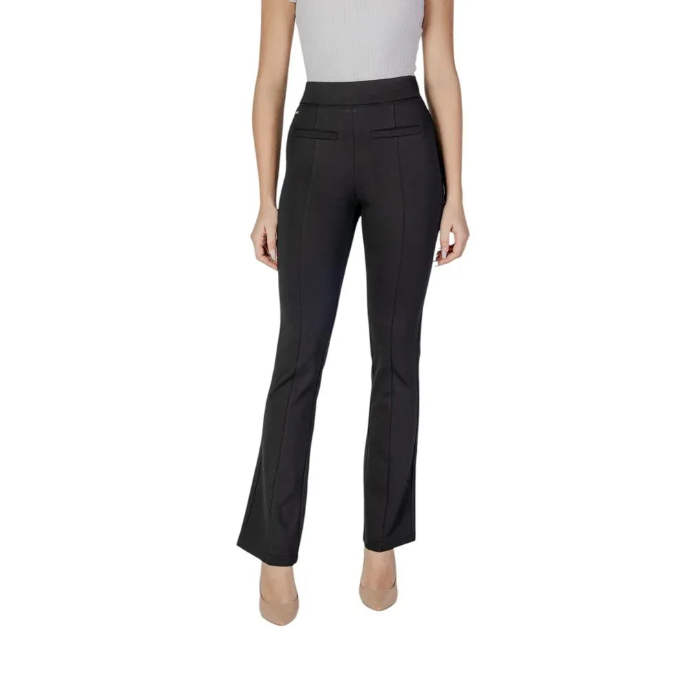 Street One Black Viscose Skinny Pants - Zeiniez