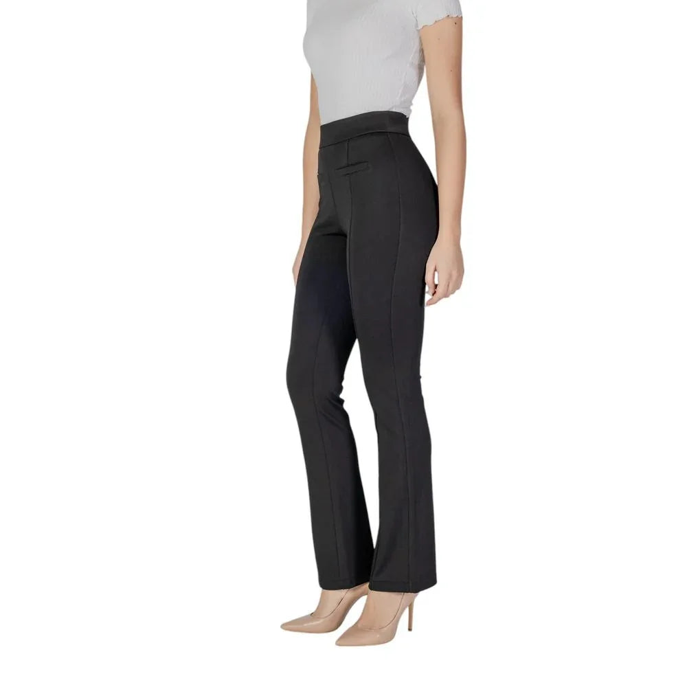 Street One Black Viscose Skinny Pants - Zeiniez