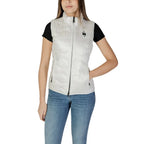 Blauer White Polyamide Sleveless Jacket - Zeiniez