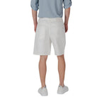 Gianni Lupo White Cotton Bermuda Shorts - Zeiniez