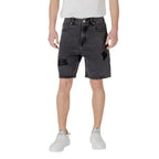 Gianni Lupo Black Cotton Bermuda Shorts - Zeiniez
