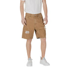 Gianni Lupo Beige Cotton Bermuda Shorts - Zeiniez