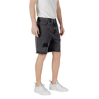 Gianni Lupo Black Cotton Bermuda Shorts - Zeiniez
