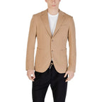 Gianni Lupo Beige Cotton Blazer - Zeiniez