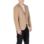 Gianni Lupo Beige Cotton Blazer - Zeiniez