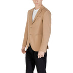 Gianni Lupo Beige Cotton Blazer - Zeiniez
