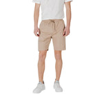 Gianni Lupo Beige Cotton Bermuda Shorts - Zeiniez
