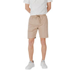 Gianni Lupo Beige Cotton Bermuda Shorts - Zeiniez