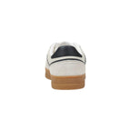 Tommy Hilfiger Jeans Cream Leather Low Top Sneakers - Zeiniez